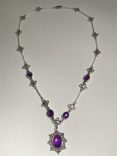 JUEGO DE COLLAR PL FACETADO ESTILO VICTORIANO ESTILO RENACENTISTA - Imagen 6 de 9