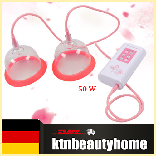 Electric Breast Enlargement Pump Cup Vacuum Sucker Massager Breast Pump - Picture 1 of 13