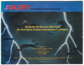 SOLO MANUALE Fester's Quest (Nintendo NES, 1989) Autentico. Pulito. Completo.