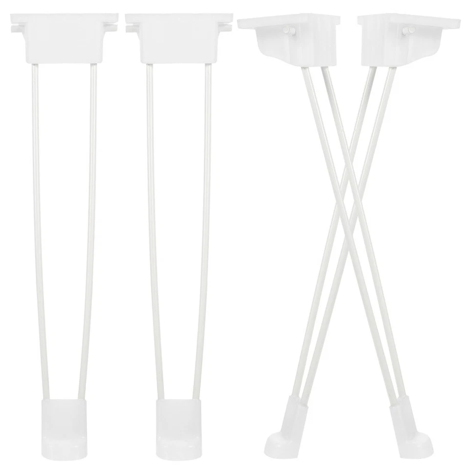 4 Pcs Furniture Legs Metal Removable Table Hairpin Folding Heavy Duty