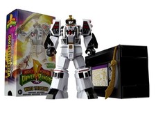Mighty Morphin Power Rangers White Tigerzord Action Figure  Warrior Mode  NEW