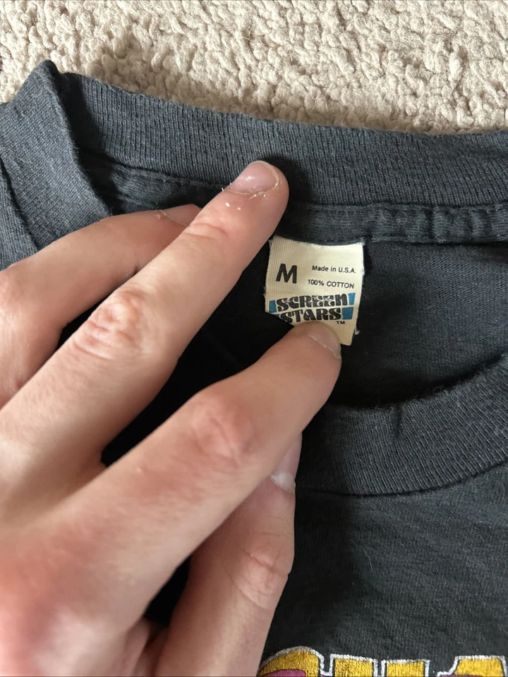 Camiseta juvenil Michael Jackson vintage años 80 M doble cara pop thriller Foto 2 de 4