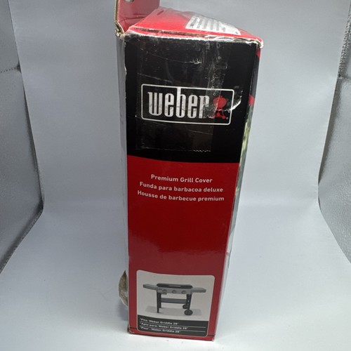 Cubierta de parrilla Weber #7771 Premium para plancha Weber 28" NUEVA caja dañada - Imagen 3 de 5