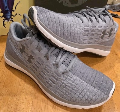 UNDER ARMOUR UA SLINGFLEX MEN'S RUNNING SHOES, GREY SIZE 8  US 1285676-941