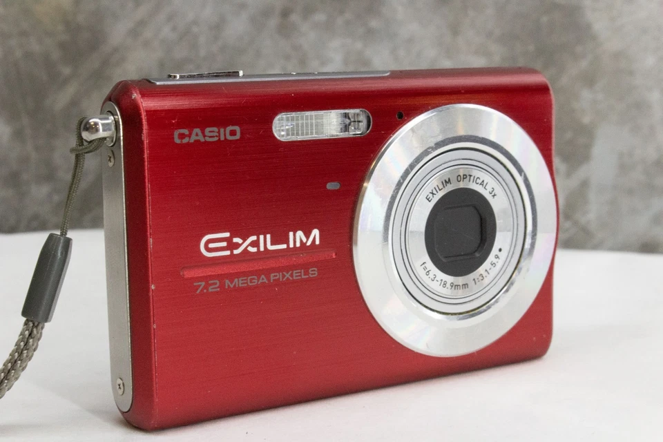 Vintage Casio Exilim EX-Z75 Camera - 7.2MP, 3x Opt Zoom, Works/Tested RED, NICE! - Image 3 of 4