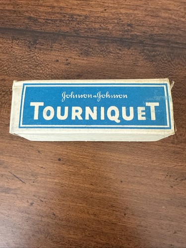 Vintage NOS Johnson & Johnson Tourniquet Never out of box New Gürtel mit Schnalle - Bild 1 von 3