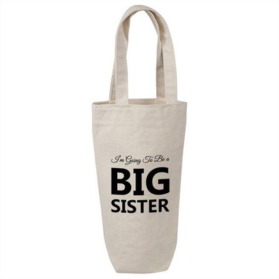 ''Im Going To Be a BIG SISTER'' Baumwolle Weinflasche Geschenk/Reisetasche (BL00038753)