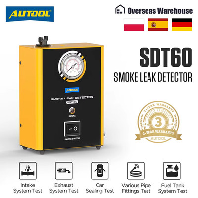 AUTOOL 12V Automotive EVAP Leakage Analyzer Detector Car Smoke Leak Detector Pip