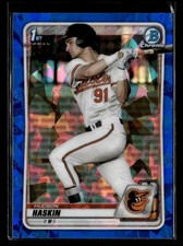 2020 Bowman Draft Sapphire Edition #BD-130 Hudson Haskin 1st