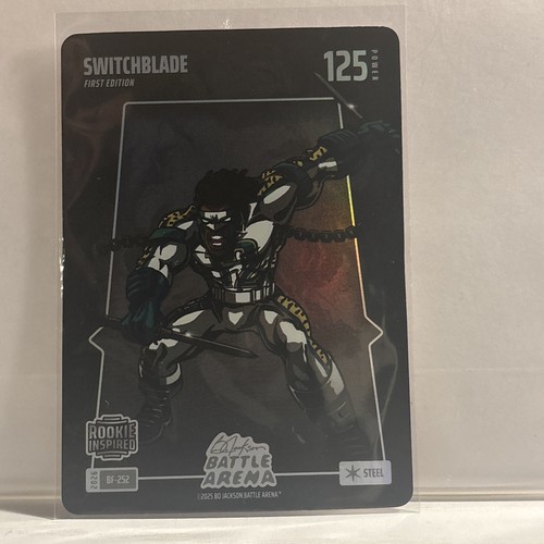 Travis Hunter Switchblade Steel BattleFoil 2026 Bo Jackson Battle Arena #BF-252