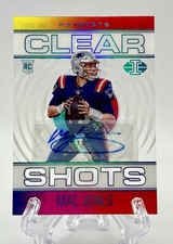 2021 Panini Illusions Mac Jones RC Clear Shots Auto 5/35 PATRIOTS