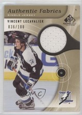 2005 SP Game Used Edition Authentic Fabrics Gold 36/100 Vincent Lecavalier 0uj7