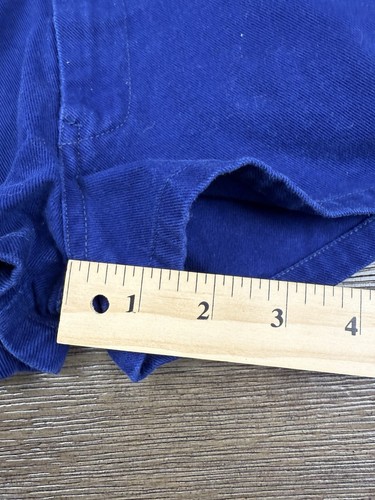 Vintage 80s Hush Puppies Navy Blue Denim Overalls Shortalls Blue Size 4 - Picture 6 of 8