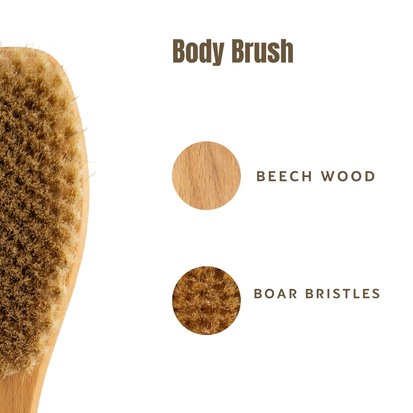 Bath Brush Set, Exfoliating Shower Scrubber, Dry Brushing Body Brush Set, Por...