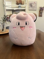 Pokemon Clefairy Squishmallows 10-Inch Plush Toy Official Pokemon Plush 2024