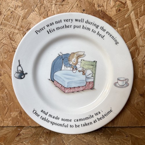 Vintage Wedgwood Beatrix Potter Peter Rabbit Breakfast Set Bowl Plate - Picture 2 of 8