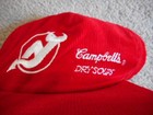 New Jersey Devils NHL Hockey Hat  Campbell's Dry Soups Vintage Red Corduroy — photo 6