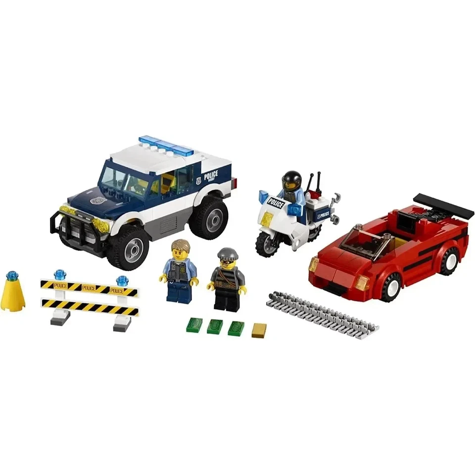 LEGO City High Speed Chase #60007 283 pcs Factory Sealed New in Box Police Car - Image 2 of 4