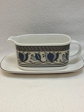 Mikasa Arabella CAC01 Gravy Boat + Under Plate Excellent