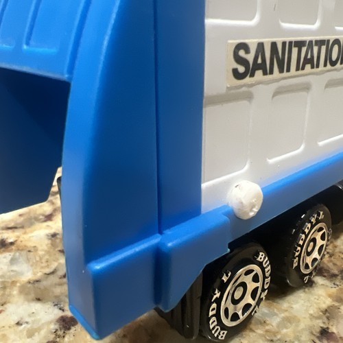 6" BUDDY L VINTAGE 1980 MACK SANITATION GARBAGE TOY TRUCK 80'S RETRO FREE SHIP - Picture 8 of 21