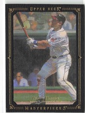 2008 Upper Deck Masterpieces - Travis Hafner - Black Paper Framed #28