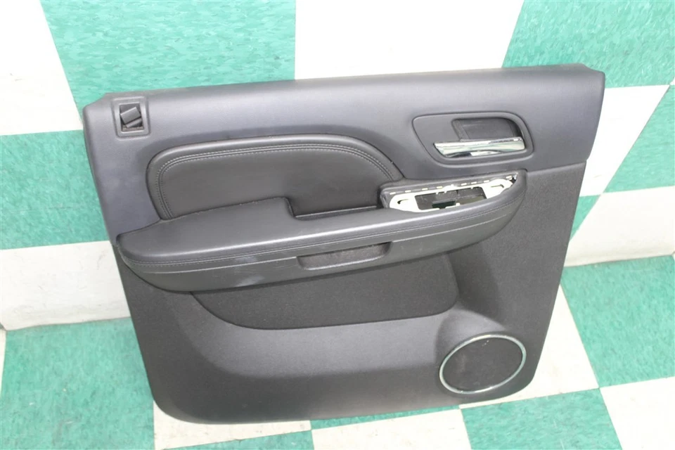 *NOTE* 09' ESCALADE Leather Black Left Rear Interior Door Trim Panel Back Driver Foto 3 de 4
