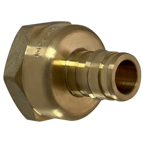 25 Pack XFITTING 1/2" Pex A x 3/4" Female NPT Expansion Adapter, Lead Free Brass