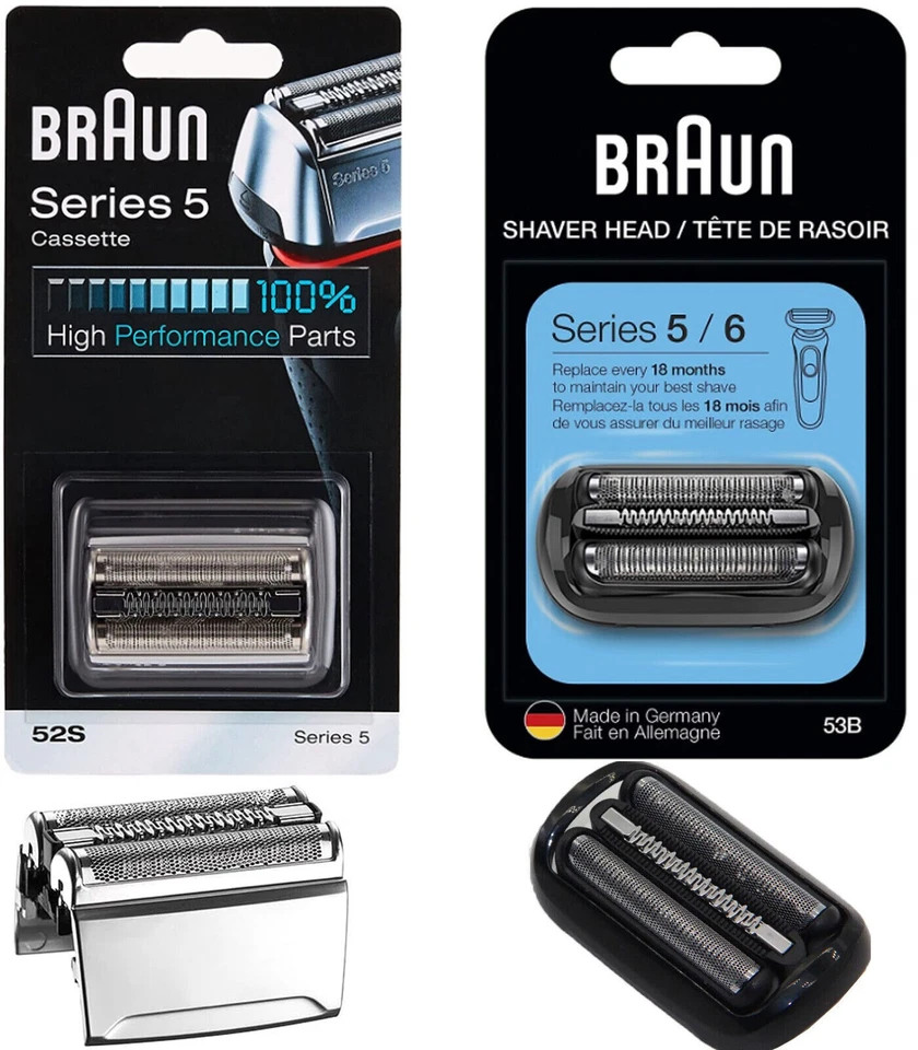 Serie 3/5/7/8/9 Braun 32B 51B 70S 94M Repuesto Afeitadora Foil Head Cassette Foto 4 de 4