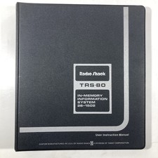 Radio Shack TRS-80 In-Memory Information System Manual Tape Software 26-1502