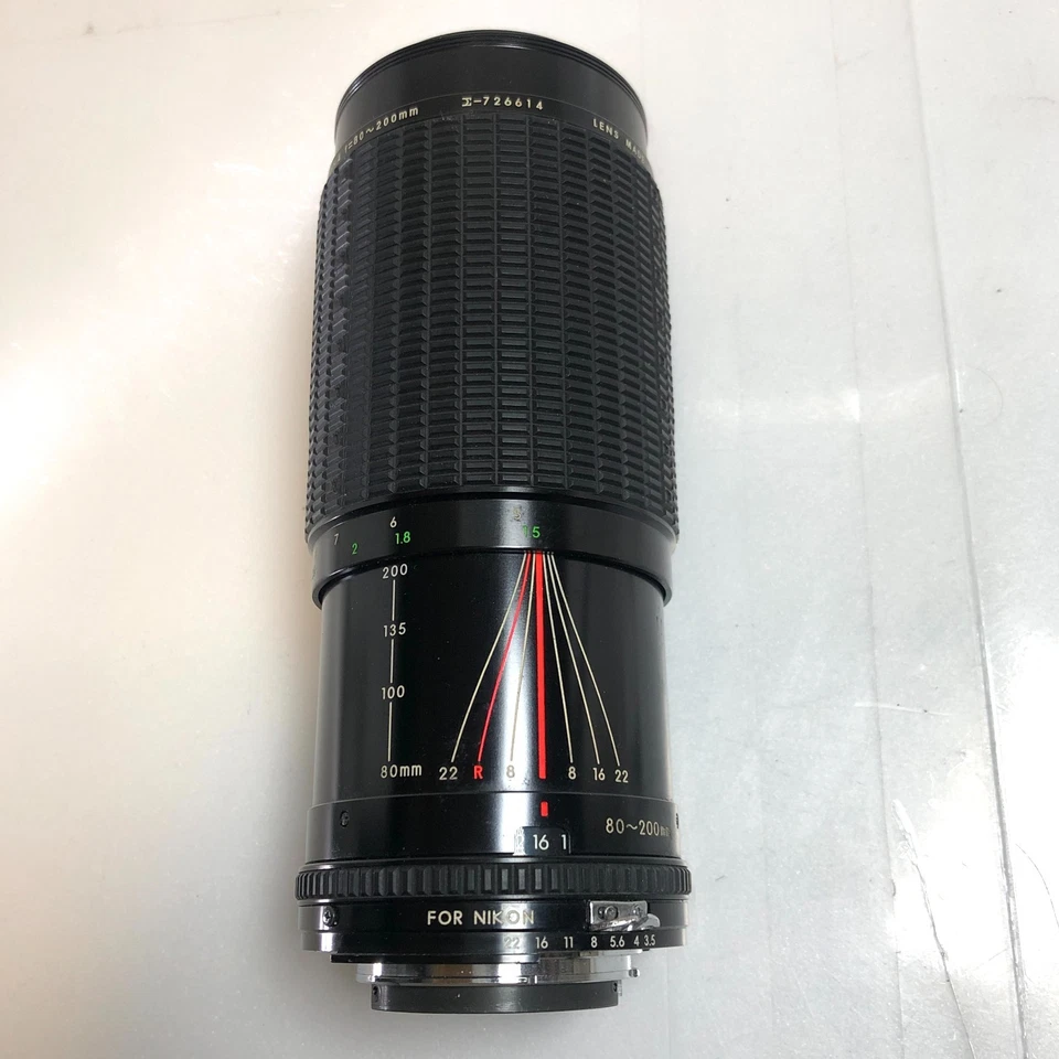 [Exc+5] SIGMA HIGH-SPEED f/3.5-4 80-200mm ZOOM-C, MF, monture Nikon F, du Japon - Photo 4/4