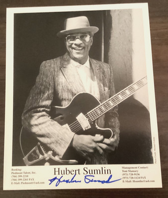 HUBERT SUMLIN Autographed Promo Photo Signed 8x10 Blues Howlin Wolf Guitar