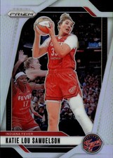 2024 Panini Prizm WNBA Orange Prizms Katie Lou Samuelson Card #128