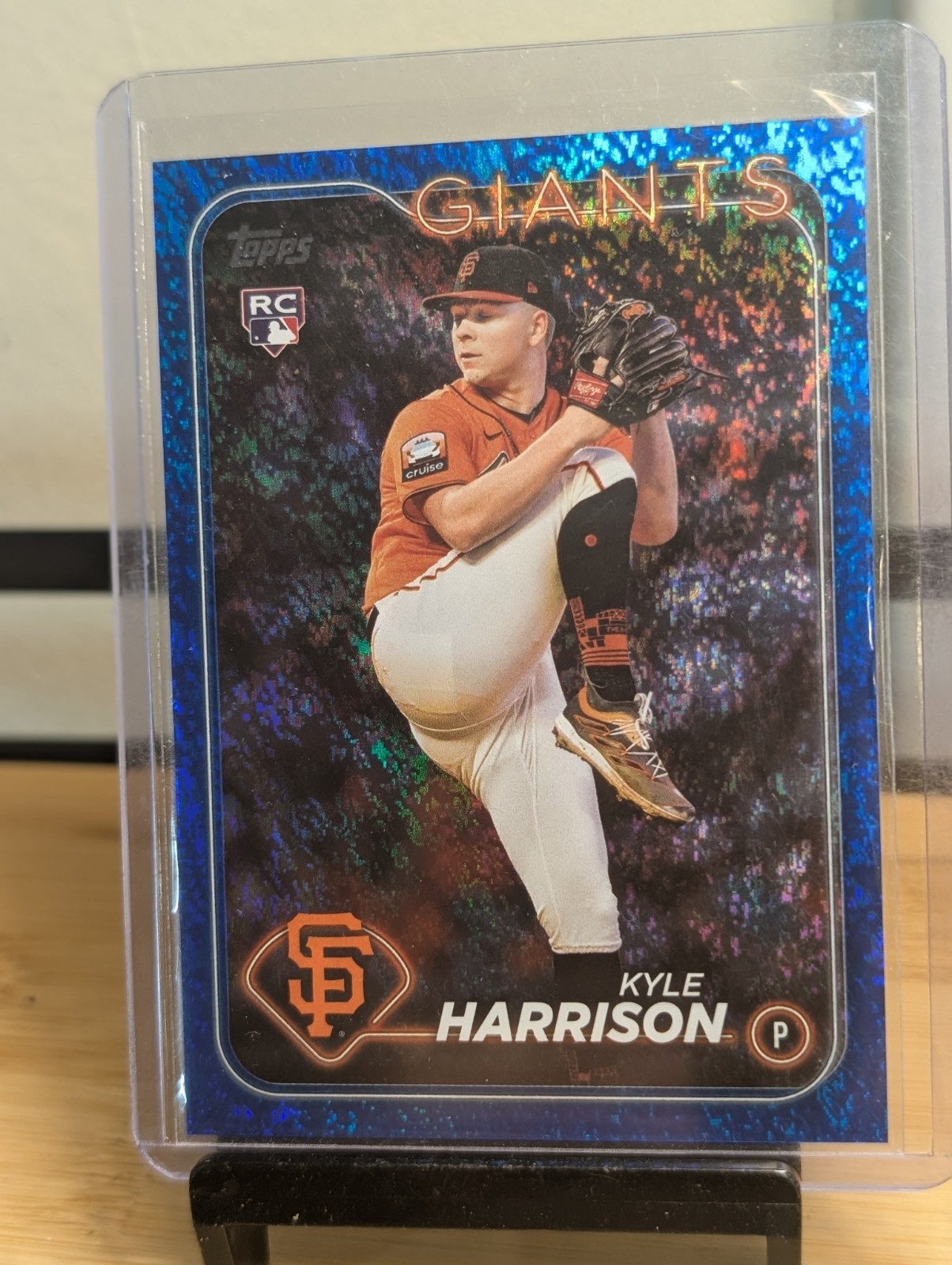 2024 Topps Series 2 - Kyle Harrison #667 Blue Foil /999 (RC)