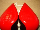 100% AUTH NEW WOMEN LOUBOUTIN PIGALLE FOLLIES BLACK PATENT 100 PUMPS/HEEL US 8 — photo 10