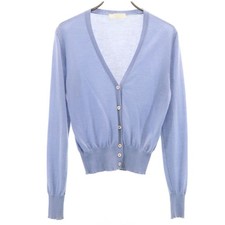 PRADA Made in Italy 100 cashmere Long sleeve V neck knit cardigan 40 Women