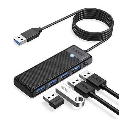 USB 3.0 Hub, 4-Port USB Hub with 6Ft Long Cable, Ultra Slim USB Splitter for ...