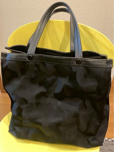 Moncler Black Camouflage Tote Bag Japanese Luxury Brand Handbag Travel Fashion