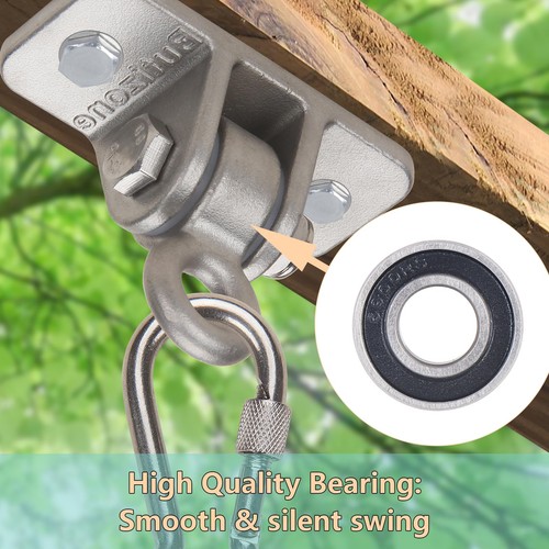 Heavy Duty Swing Hangers 304 Stainless Steel for Wooden Sets, Swingset Hooks ... - Picture 4 of 7