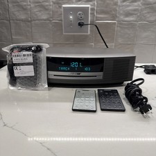 Bose Wave Music System AM/FM Radio and CD Player (Silver) *FULLY REFURBISHED*