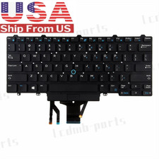 US Keyboard Backlit Dell Latitude E7450 E5450 E5470 E7470 E7480 P40G 0D19TR USK