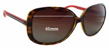 SFx Replacement Sunglass Lenses fits Gucci GG3157/S - 61mm Wide