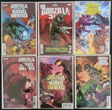 Godzilla Destroys The Marvel Universe #5, Lot of 6 Standard Covers, NM/Better 