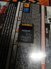 Nokia N-Gage Test Demo NFS Not For Sale Working Game Cartridge - Red Faction