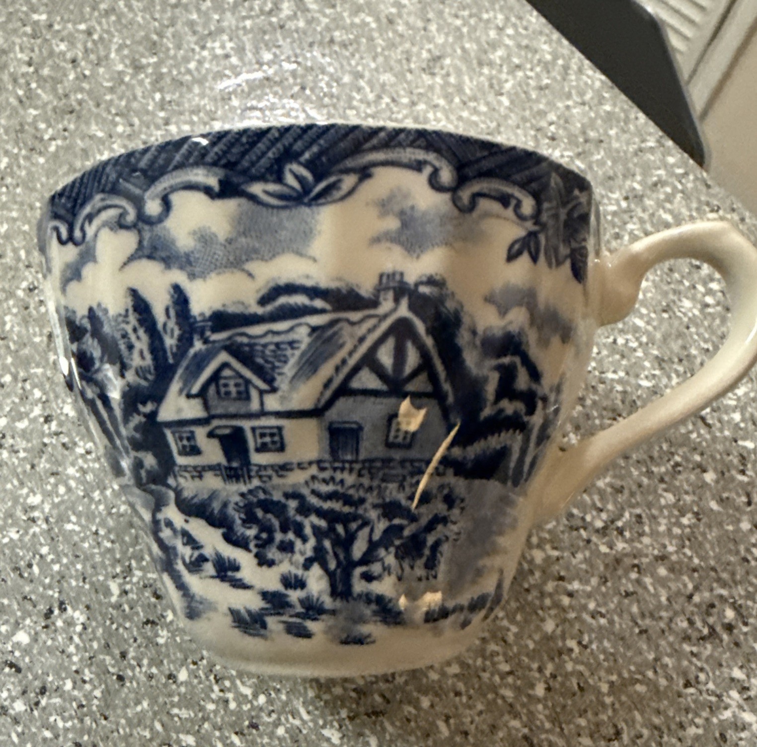 Churchill China Columbia Blue The Brook Cottage Ceramic Tea Coffee Cup thumbnail 2