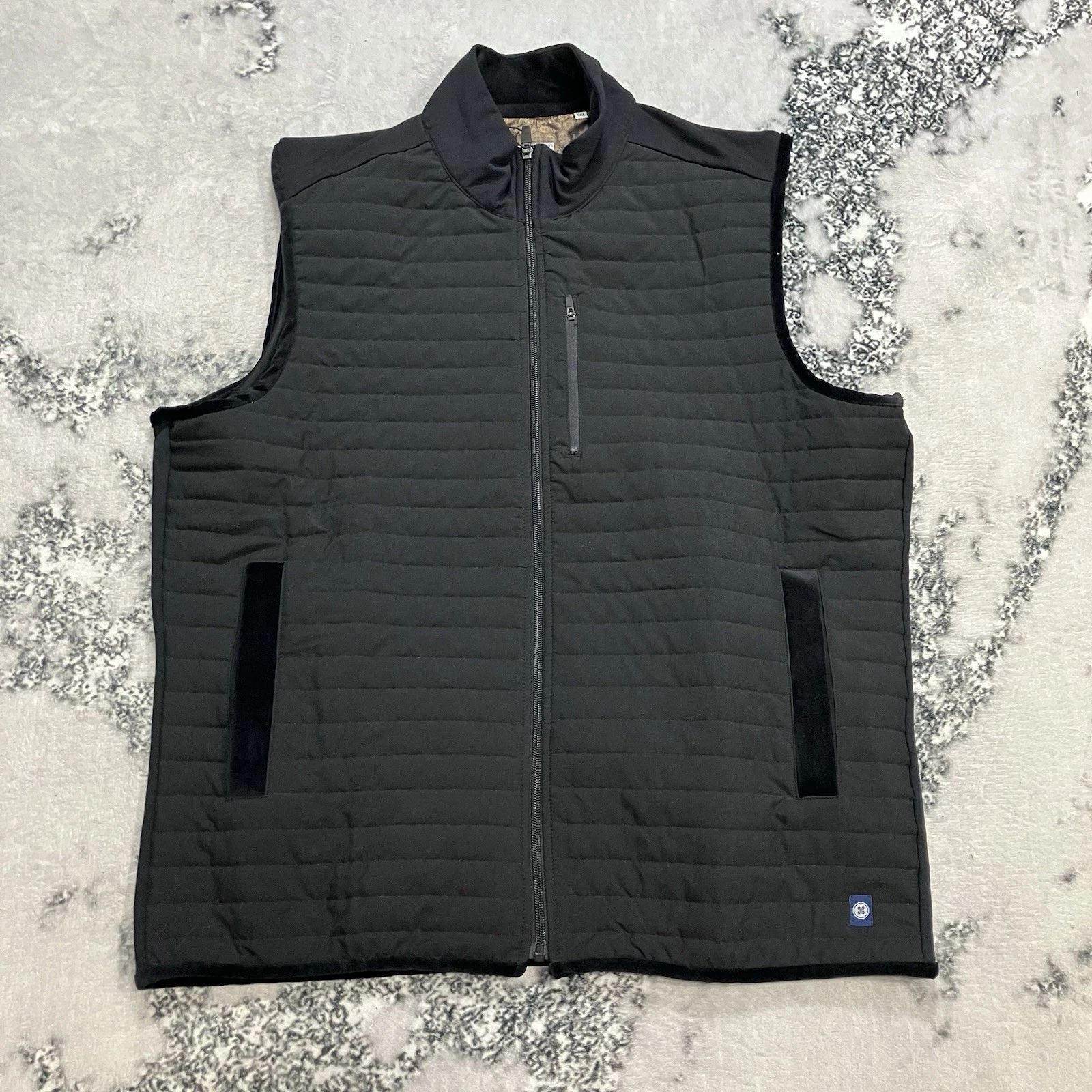 Pino Porte Mens XXL Quilted Vest Black Lightweight Puffer Full Zip Jacket
Opens in a new window or t