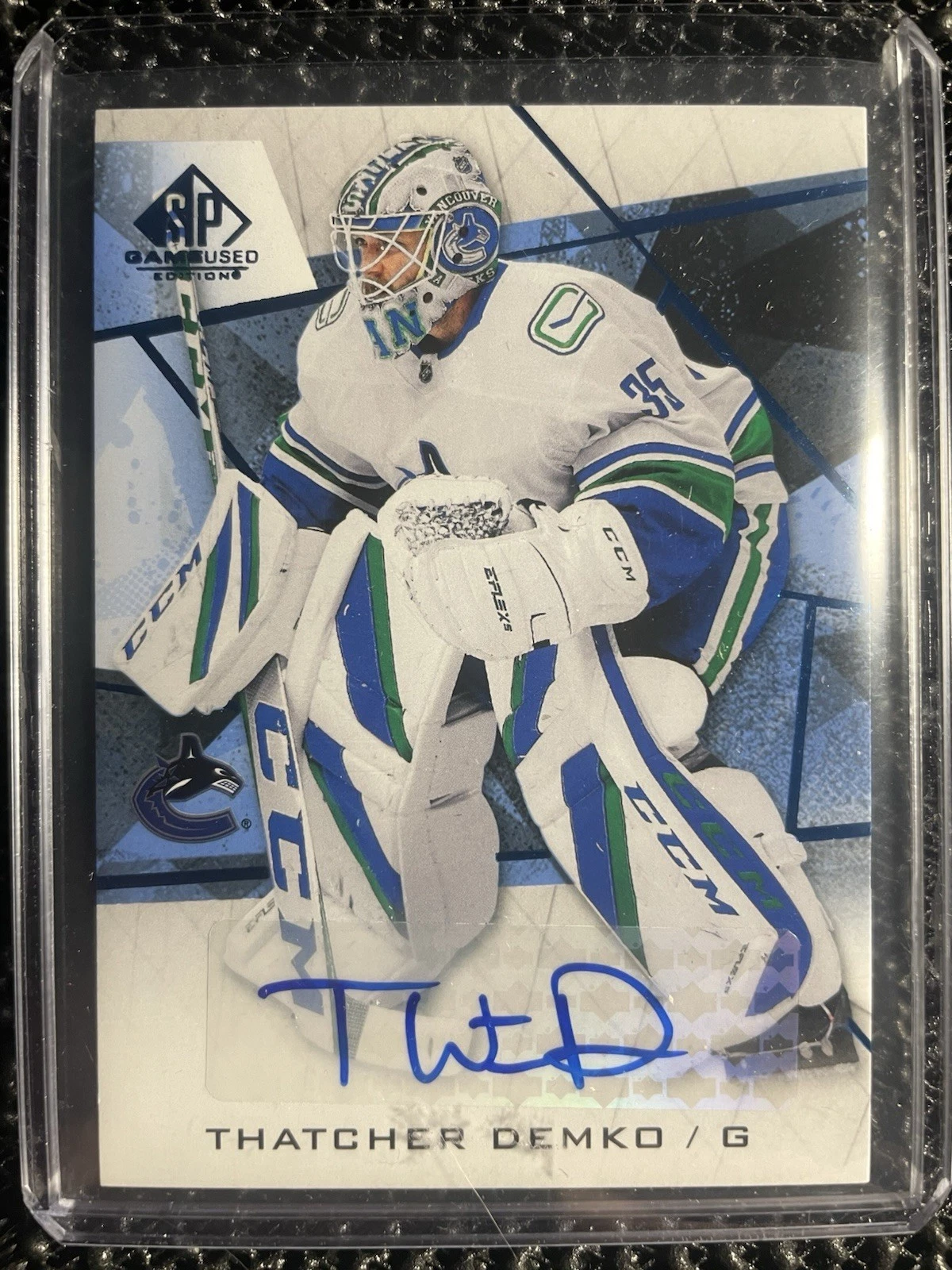 Thatcher Demko trading card