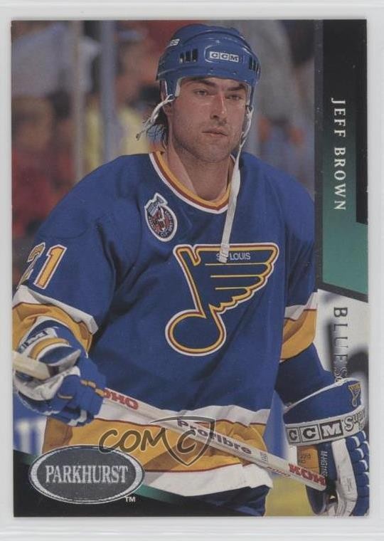 1993-94 Parkhurst Jeff Brown #173 q7c