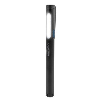 ANSMANN Mini LED Stiftleuchte 130 Lumen Clip inkl. 2 AAA Batterien ideal Auto