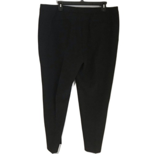 Anne Klein Black Straight Leg Dress Pants Women's Size 16 NWT - Picture 6 of 14