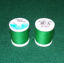 Dual Duty All Purpose Polyester Thread, 125 yards, Bright Kelly (9267)
